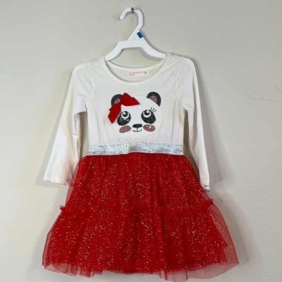 Bundle of 2 toddler girl dresses size 2T Holiday girl dresses - Picture 1 of 6